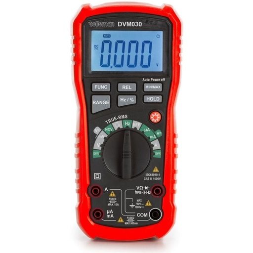 [DVM030] DIGITALE MULTIMETER 1000V