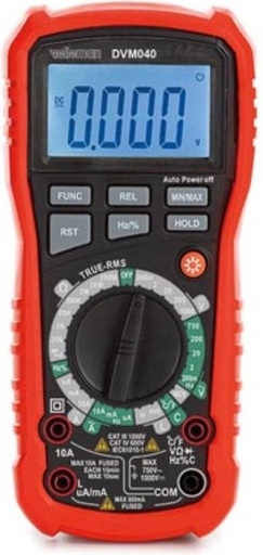 [DVM040] DIGITALE MULTIMETER 600V industri robust