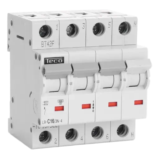 [L9C163N4] AUTOMAAT 4P 16A 4.5kA Curve C 