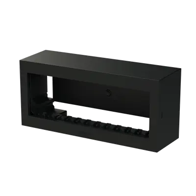 [N2696NT] OPBOUWDOOS 6 mod MAT ZWART 