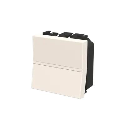 [N2202BB] SCHAKELAAR WISSEL WIT 2MOD