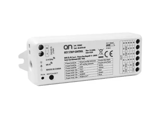 [CHLSC60RX] CONTROLLER WIFI SINGLE-RGB-RGBW-CCT LEDSTRIPS