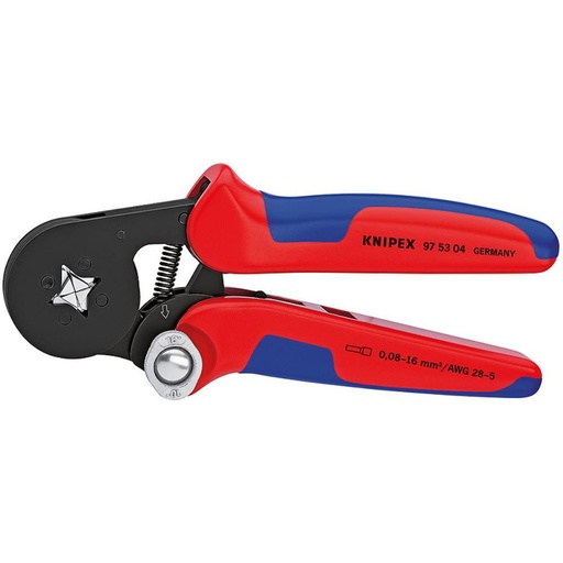 [975304] ZELFINSTELLENDE ADERHULSTANG tot 16mm² knipex