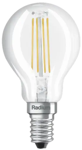 [43819338] LED BOL E14 2700K 806LM clear niet dimbaar