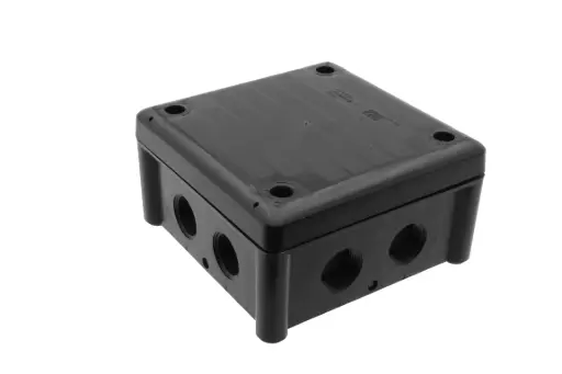 [J100SBLACK] AFTAKDOOS ZWART 102X102X56MM