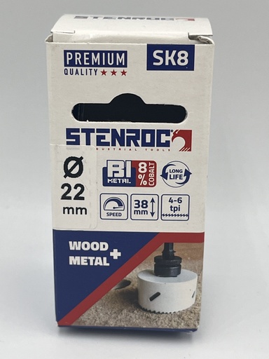 [SR28080022] GATZAAG 22MM BI-METAAL PREMIUM