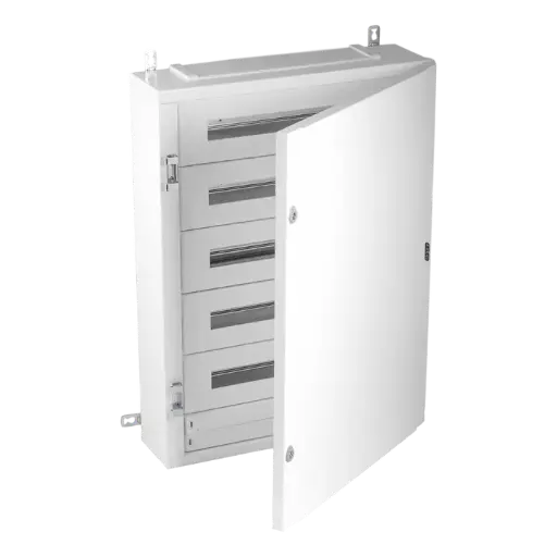 [40AS120PO150BW] KAST IP40 120MOD VOLLE DEUR 150MM+KITT