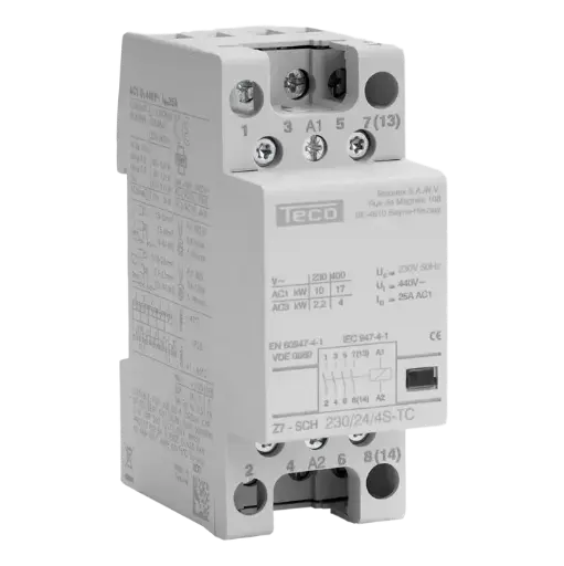 [Z7SCH2302440] RELAIS 230V AC 25A 4NO