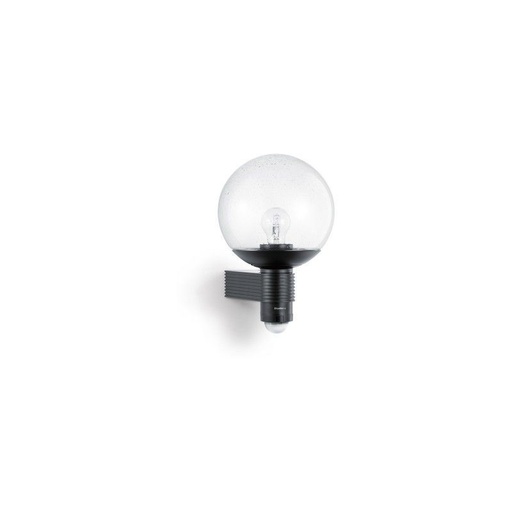 [L400S ] SENSORLAMP BOL ZWART E27