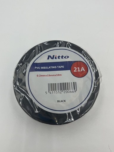 [1040-N] ISOLATIETAPE ZWART 19 MM X10M