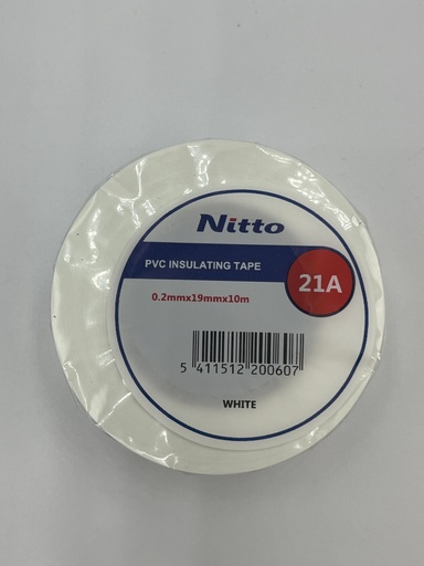 [1040-WIT] ISOLATIETAPE WIT 19MM X 10M