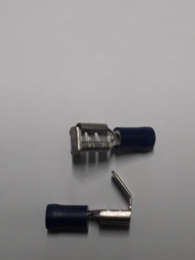 [X730AZ ] FASTON V+M 6.3X0.8 BLAUW